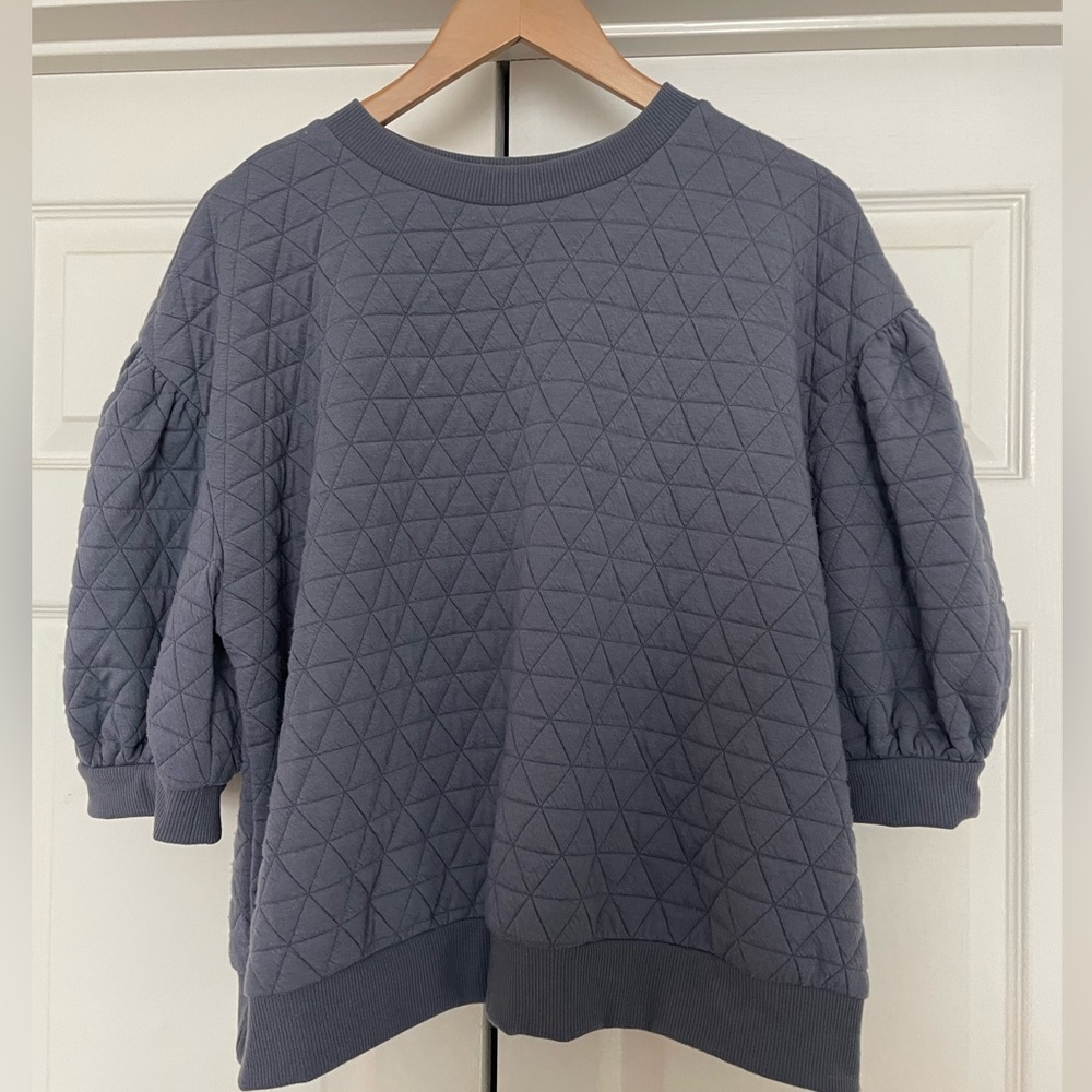 A New Day Quilted Sweater